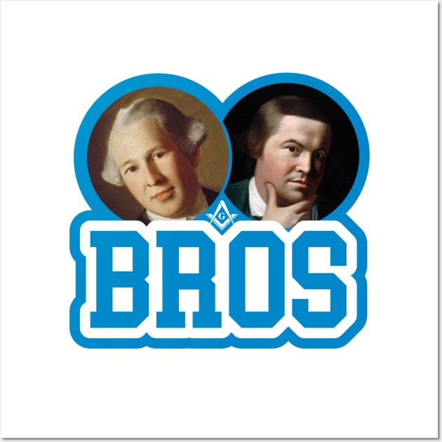 Bros before Redcoats Wall Art by Phantom Goods and Designs